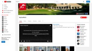 
                            12. MyGolfNUS - YouTube