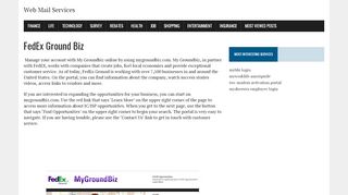 
                            9. mygroundbiz.com - FedEx IC/ISP ID Log In | - hewhistleblowers