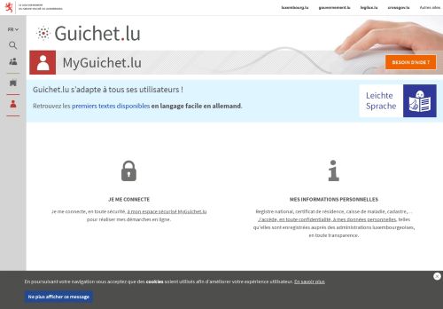 
                            3. MyGuichet.lu — Guichet.lu - Guide administratif // Luxembourg