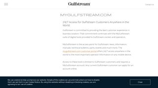 
                            1. MyGulfstream.com