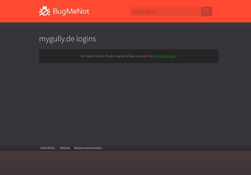 
                            2. mygully.de passwords - BugMeNot