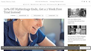 
                            4. MyHeritage Free Trial of the Complete Plan - Family History Daily