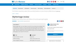 
                            12. MyHeritage Review | Top Ten Reviews