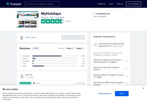 
                            11. MyHolidays Reviews | Read Customer Service Reviews of myholidays ...