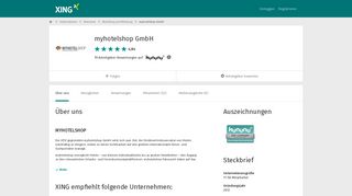 
                            3. myhotelshop GmbH als Arbeitgeber | XING Unternehmen