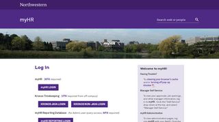 
                            9. myHR - Northwestern University