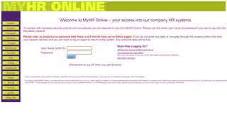 
                            11. MyHR Online Logon