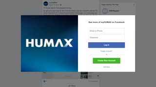 
                            5. myHUMAX - TV Guide App für Fernprogrammierung Es gibt... | Facebook