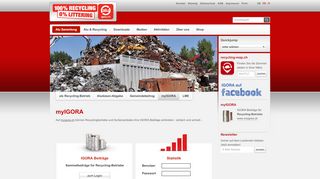 
                            6. myIGORA - als Recycling-Betrieb - Alu Sammlung - Igora