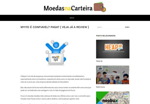 
                            8. Myiyo é Confiavel? Paga? [ Veja Já a REVIEW ] - MoedasNaCarteira