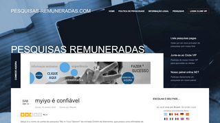 
                            7. myiyo é confiável - Pesquisas-remuneradas.com