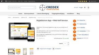 
                            6. MyJablotron app en de Web-Self-Service. | Credex