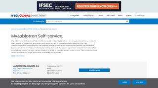 
                            13. MyJablotron Self-service | JABLOTRON ALARMS a.s. | IFSEC Global ...