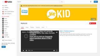 
                            12. MyKid AS - YouTube