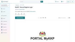 
                            10. MyKKP - Manual Register Login - Scribd