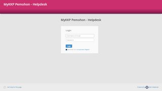 
                            8. MyKKP Pemohon - Helpdesk - Helpdesk Software Login