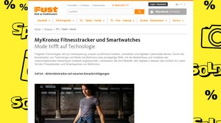 
                            10. MyKronoz Fitnesstracker und Smartwatches - fust.ch