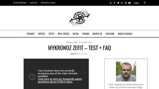 
                            8. MyKronoz ZeFit – test + FAQ | Rowerowe Porady