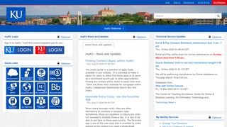 
                            3. myKU Portal: myKU Welcome - The University of Kansas