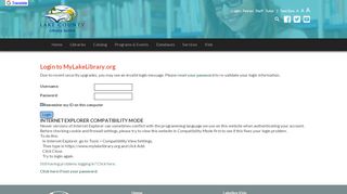 
                            5. MyLakeLibrary Login - Lake County Library System