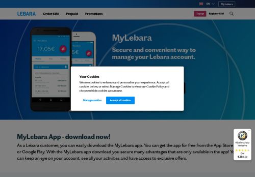 
                            4. MyLebara Dashboard | Full control over your expenses | Mobile Site ...