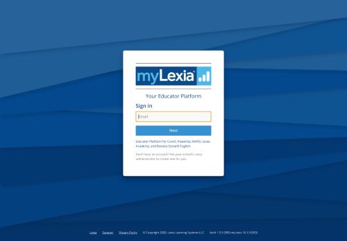 
                            3. myLexia - Welcome