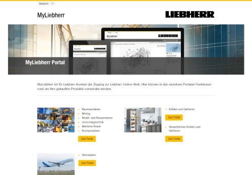 
                            4. MyLiebherr - Home