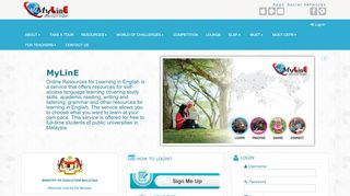 
                            10. MyLinE - Online Resources for Learning in English