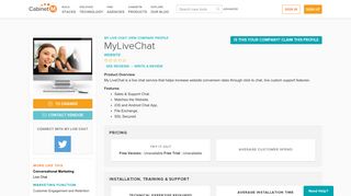 
                            12. MyLiveChat | My Live Chat | CabinetM