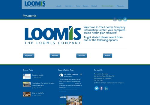 
                            1. MyLoomis Login - The Loomis Company