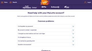 
                            3. MyLotto account