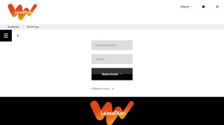 
                            3. MYLP login - LeasePlan Hungária Zrt.