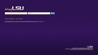 
                            7. myLSU login - Louisiana State University