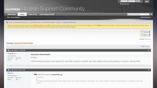 
                            3. myLutron Downloads - Lutron Support Community
