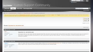 
                            2. myLutron vs. resi.lutron.com - Lutron Support Community