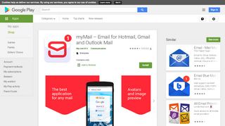 
                            4. myMail – App email untuk Gmail, Outlook, Hotmail - Aplikasi di Google ...