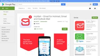 
                            8. myMail – E-Mail Programm für Hotmail, GMX, Web.de – Apps bei ...