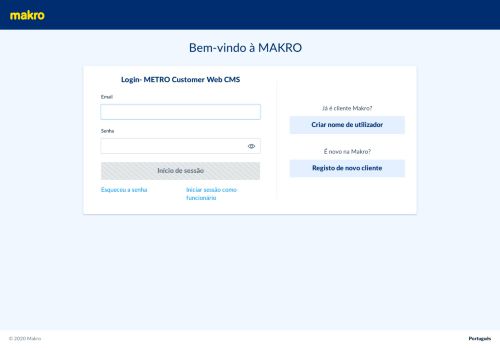 
                            5. MyMakro | Iniciar sessão | MAKRO.pt