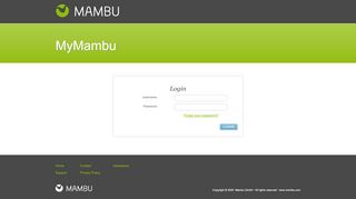 
                            4. MyMambu - my.mambu.com