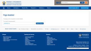 
                            2. MyMassey website - Massey University