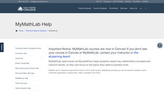 
                            13. MyMathLab Help - Lower Columbia College