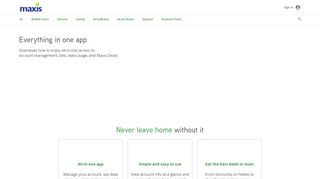 
                            7. MyMaxis App | Maxis