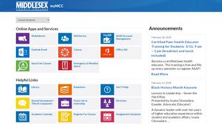 
                            13. myMCC | Middlesex County College – Resources for Students ...