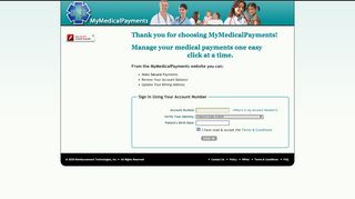 
                            10. MyMedicalPayments: Sign In