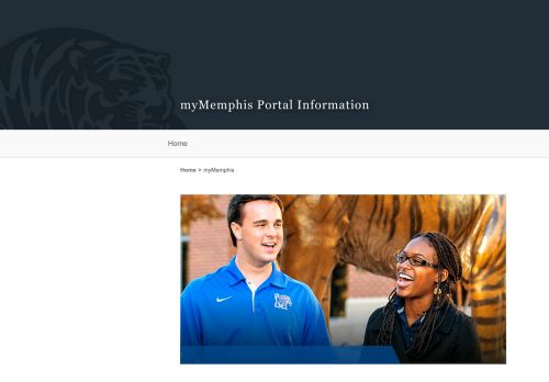 
                            2. myMemphis Portal Information - myMemphis - University of Memphis