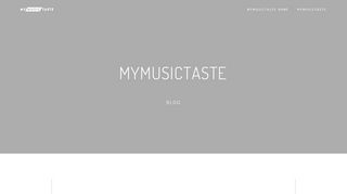 
                            3. MyMusicTaste Blog