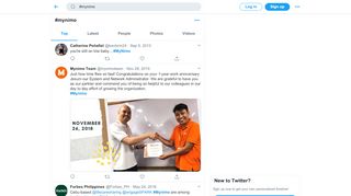 
                            11. #mynimo hashtag on Twitter