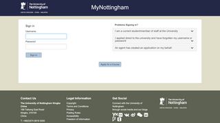 
                            1. MyNottingham - University of Nottingham