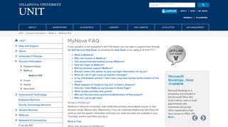 
                            2. MyNova FAQ | Villanova University