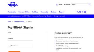 
                            9. MyNRMA sign in - The NRMA